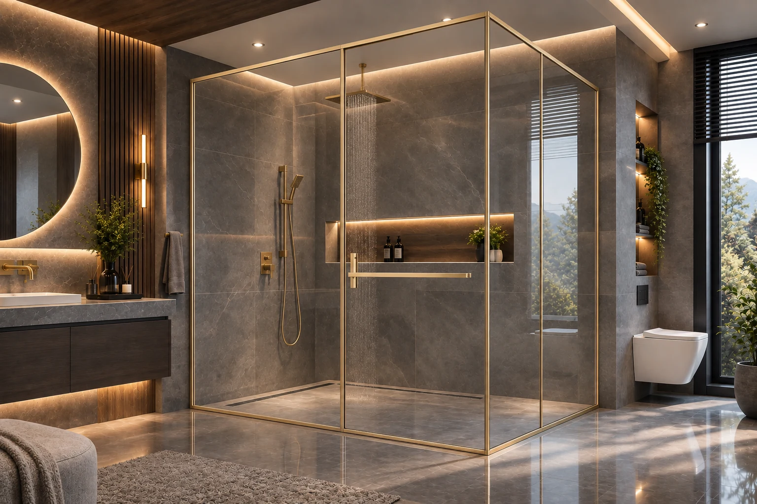 Premium Bathroom Enclosure Architecture Showcase